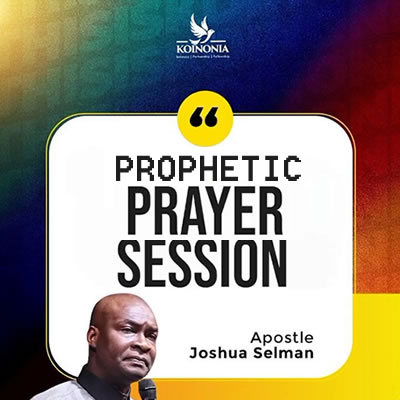 Prophetic Prayer Session